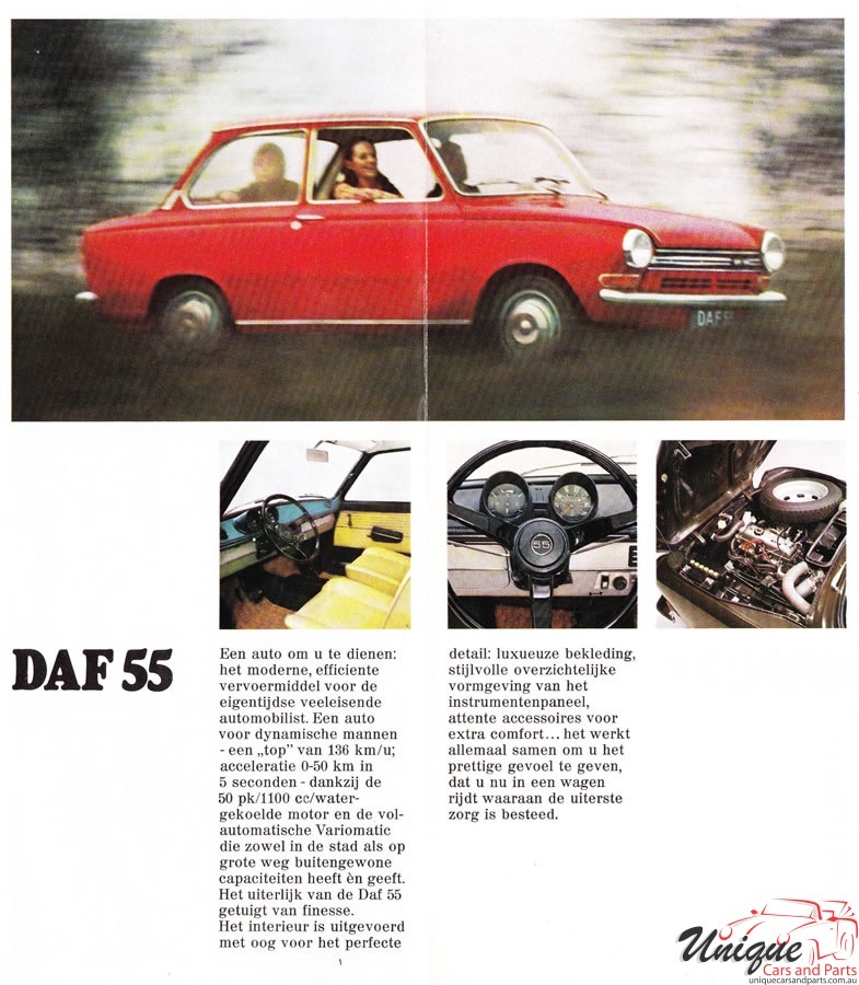 1971 DAF Model Range Brochure Page 9